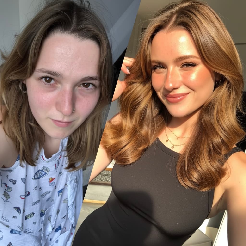 Beauty transformation